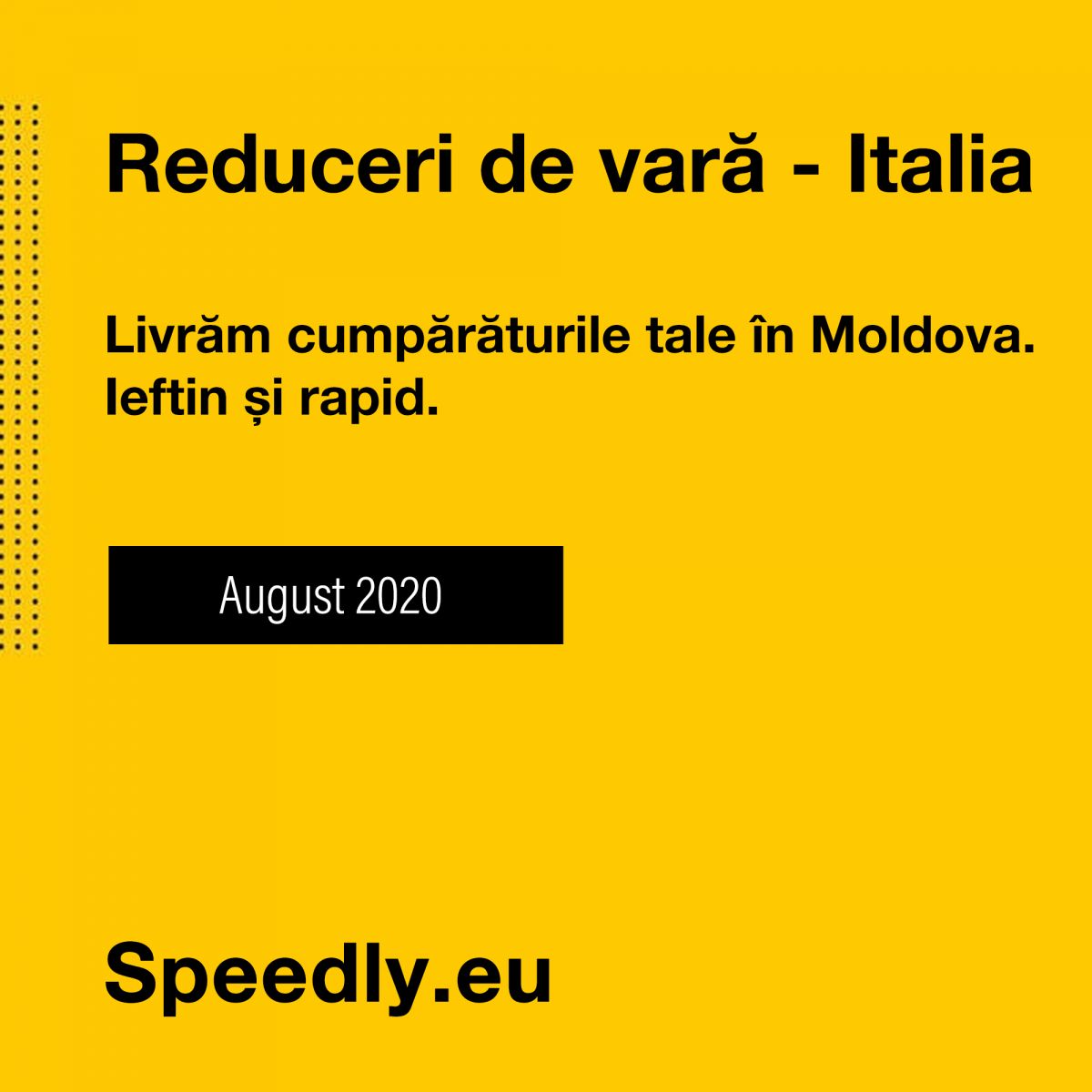 Reduceri de vară 2020 - Italia